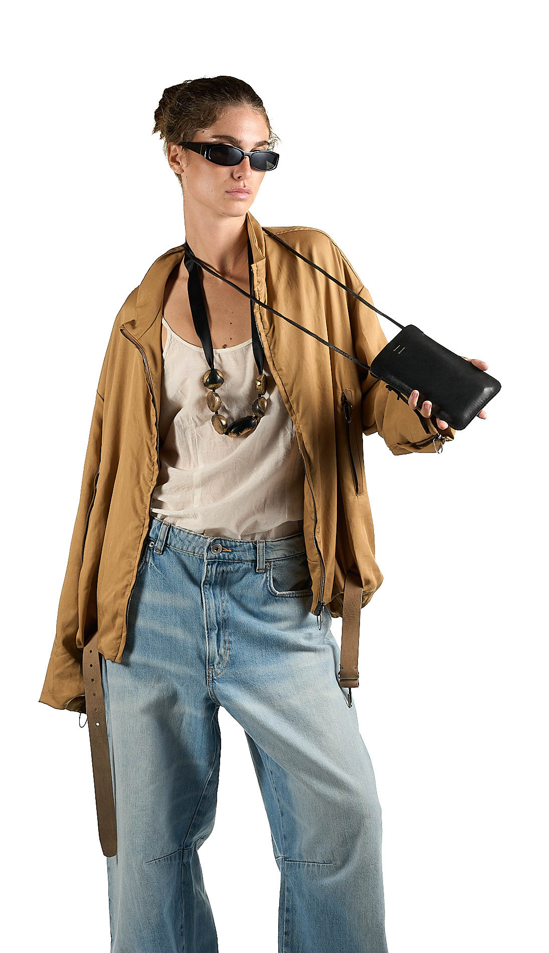 daniele basta leather and silver bags - WEARING